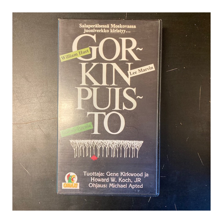 Gorkin puisto VHS (VG+/M-) -jännitys/draama-