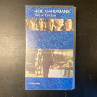 Cardigans - Live In London VHS (VG+/M-) -pop rock-