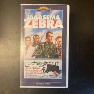 Jääasema Zebra VHS (VG+/VG+) -toiminta/jännitys-