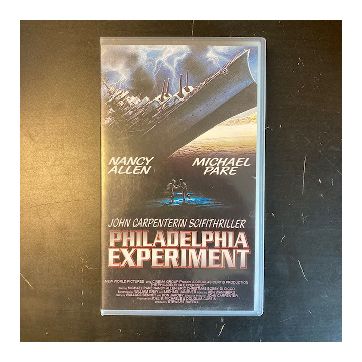 Philadelphia Experiment VHS (VG+/M-) -seikkailu/sci-fi-