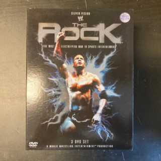 WWE The Rock - The Most Electrifying Man In Sports 3DVD (M-/VG+) -dokumentti-