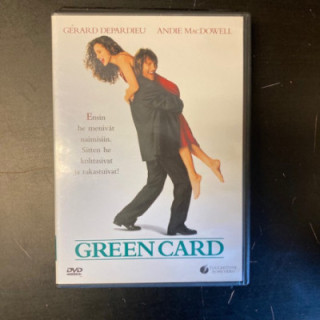 Green Card DVD (VG+/M-) -komedia/draama-