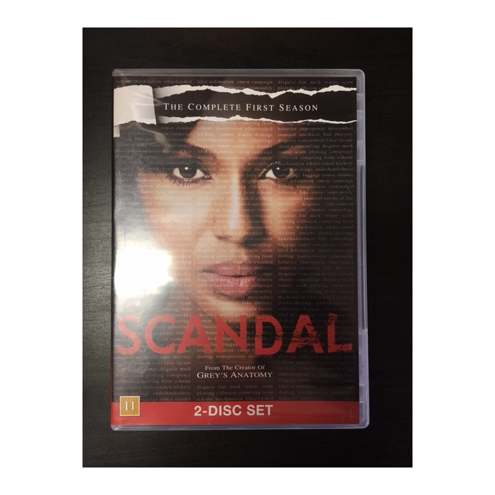 Scandal - Kausi 1 2DVD (M-/M-) -tv-sarja-