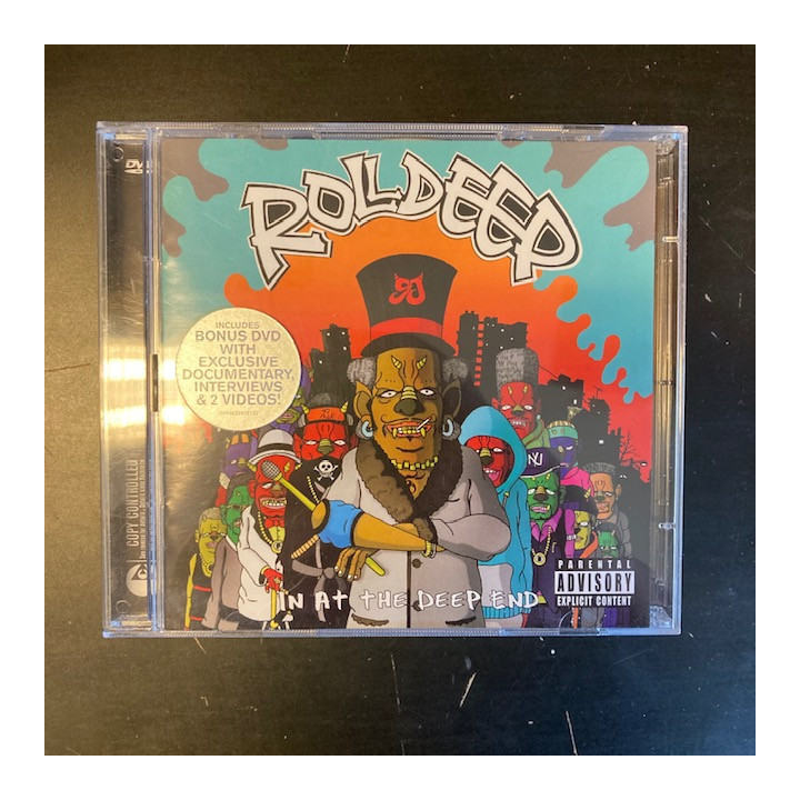 Roll Deep - In At The Deep End CD+DVD (VG+/M-) -grime-