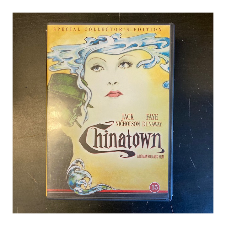 Chinatown (collector's edition) DVD (VG+/M-) -jännitys/draama-