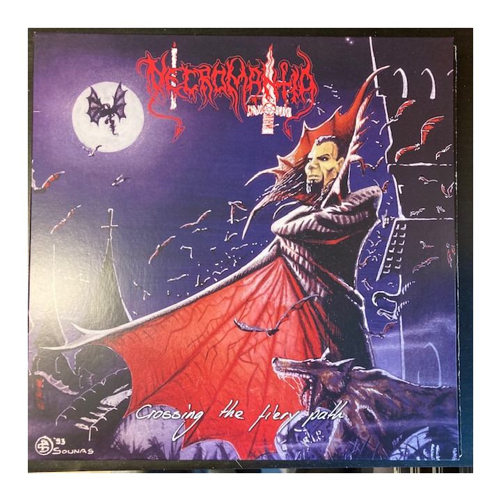 Necromantia - Crossing The Fiery Path (blue vinyl) LP (VG+-M-/M-) -black metal-
