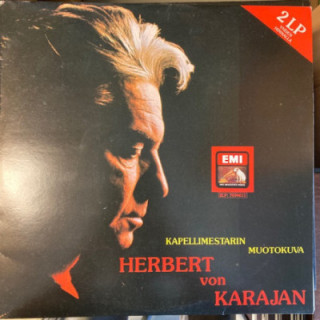 Herbert von Karajan - Kapellimestarin muotokuva 2LP (VG+-M-/VG+) -klassinen-