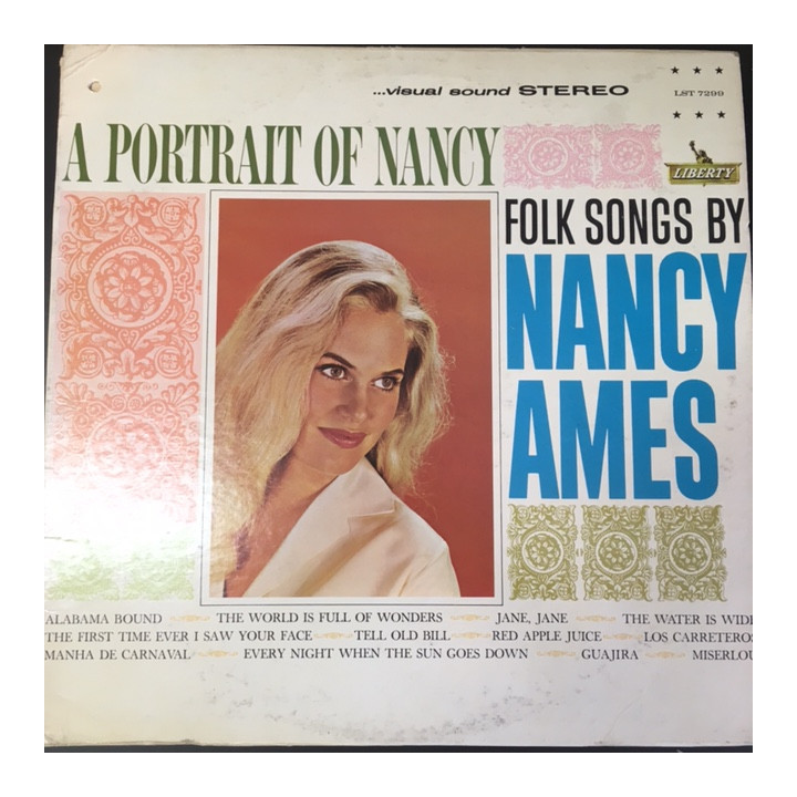 Nancy Ames - A Portrait Of Nancy LP (VG+/VG+) -folk-
