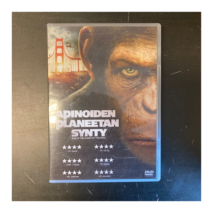 Apinoiden planeetan synty DVD (M-/M-) -seikkailu/sci-fi-