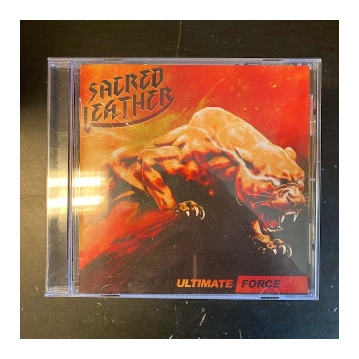 Sacred Leather - Ultimate Force CD (VG+/VG+) -heavy metal-