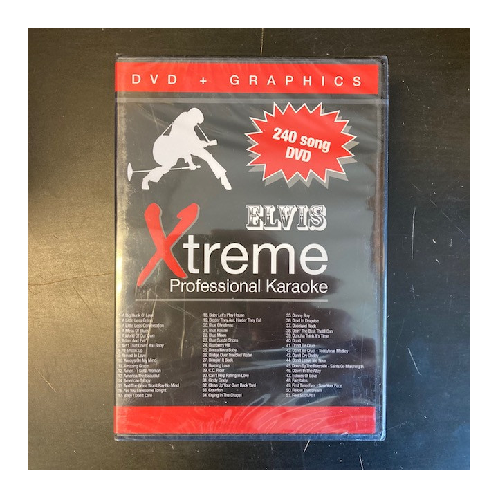 Xtreme Professional Karaoke - Elvis DVD (avaamaton) -karaoke-