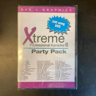 Xtreme Professional Karaoke Party Pack 6 DVD (avaamaton) -karaoke-