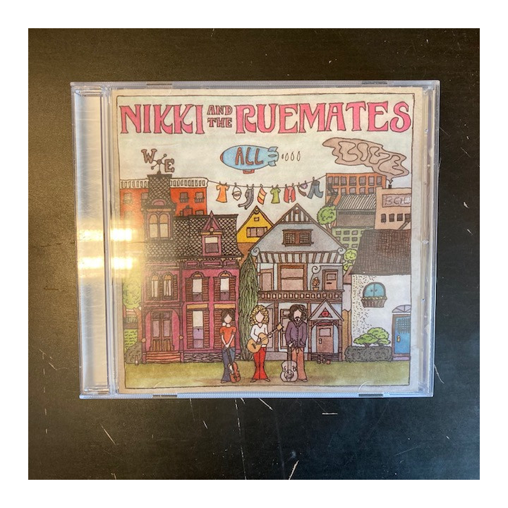 Nikki And The Ruemates - We All Live Together CD (VG+/M-) -folk rock-