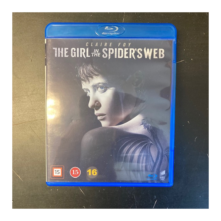 Girl In The Spider's Web Blu-ray (M-/M-) -toiminta/jännitys-
