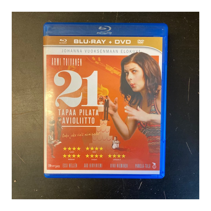 21 tapaa pilata avioliitto Blu-ray+DVD (M-/M-) -komedia-