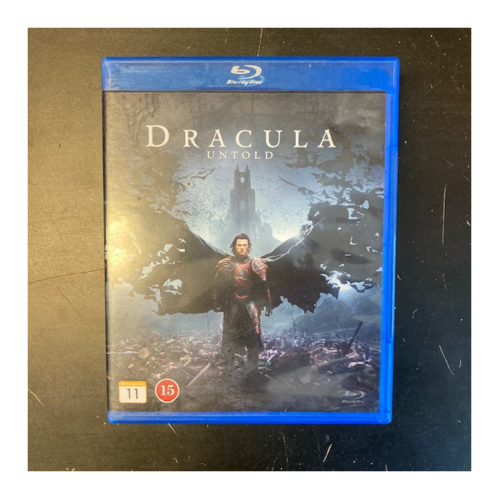 Dracula Untold Blu-ray (M-/VG+) -toiminta/kauhu-