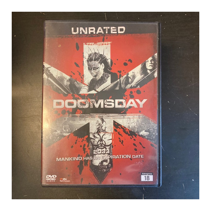 Doomsday DVD (VG+/M-) -toiminta-