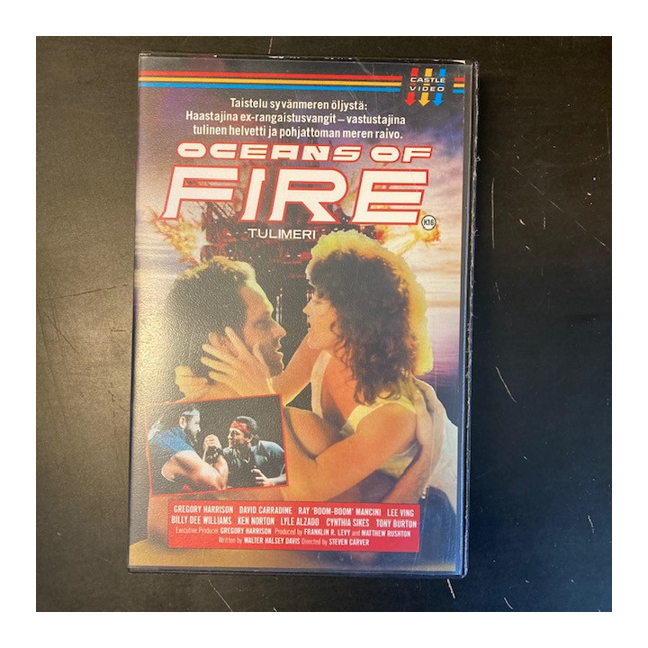 Oceans Of Fire VHS (VG+/M-) -toiminta-