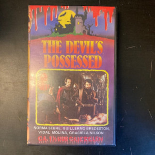 Devil's Possessed VHS (VG+/M-) -kauhu- (ei suomenkielistä tekstitystä)