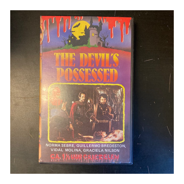 Devil's Possessed VHS (VG+/M-) -kauhu- (ei suomenkielistä tekstitystä)