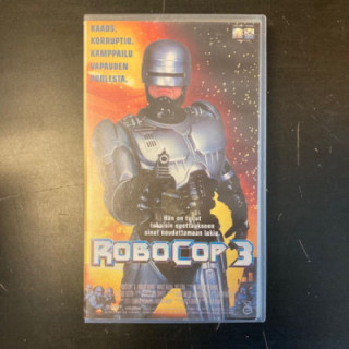 RoboCop 3 VHS (VG+/M-) -toiminta/sci-fi-