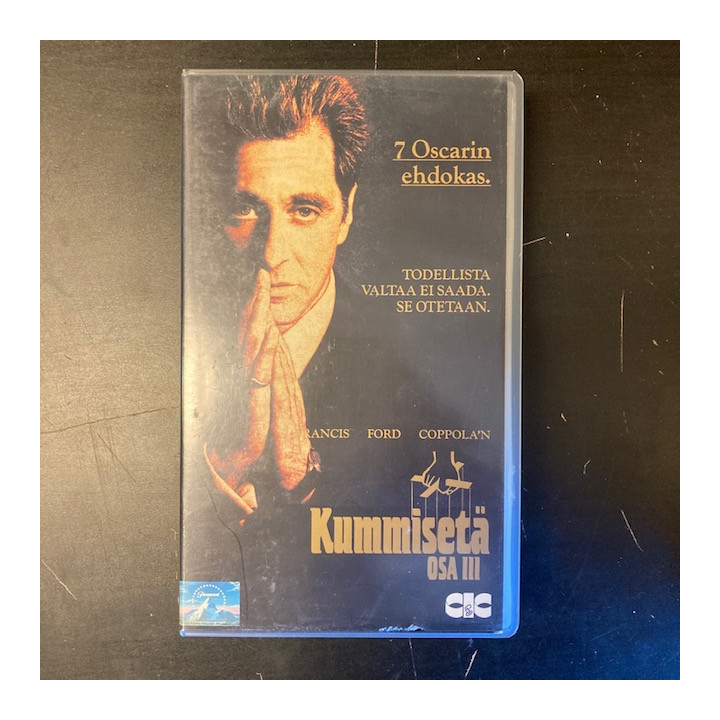 Kummisetä osa III VHS (VG+/VG+) -draama-