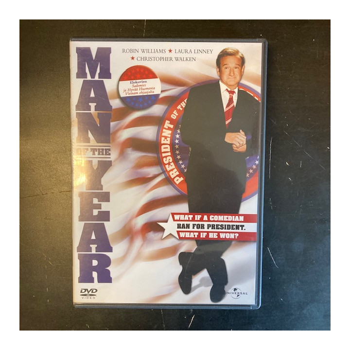 Man Of The Year DVD (M-/M-) -komedia-