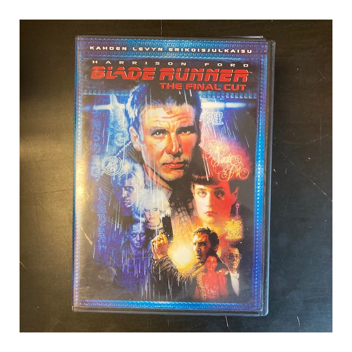 Blade Runner (the final cut) (erikoisjulkaisu) 2DVD (VG+/M-) -jännitys/sci-fi-