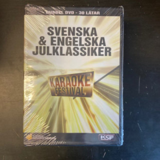 Karaoke Festival - Svenska & engelska julklassiker 2DVD (avaamaton) -karaoke-