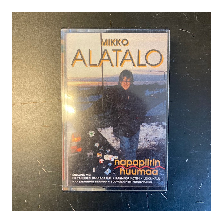 Mikko Alatalo - Napapiirin huumaa C-kasetti (VG+/M-) -pop rock-