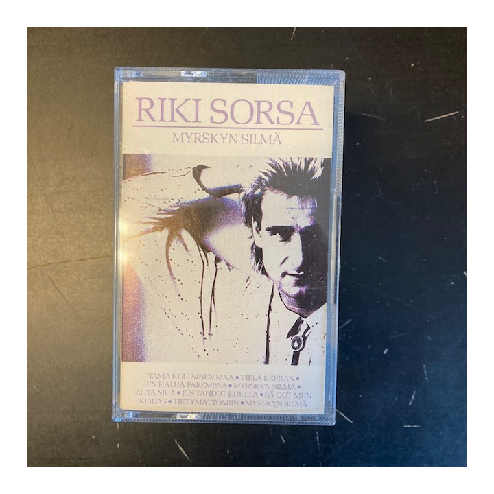 Riki Sorsa - Myrskyn silmä C-kasetti (VG+/M-) -pop rock-