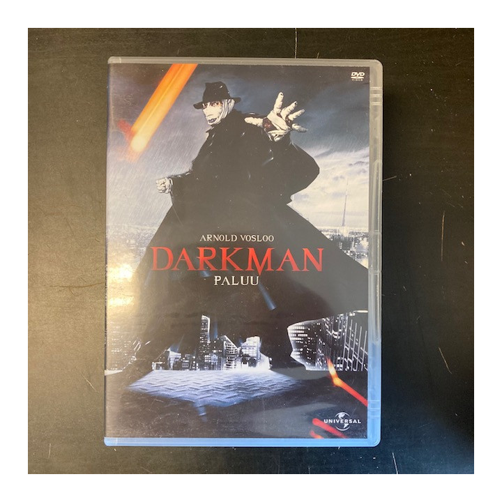 Darkman - paluu DVD (M-/M-) -toiminta/jännitys-