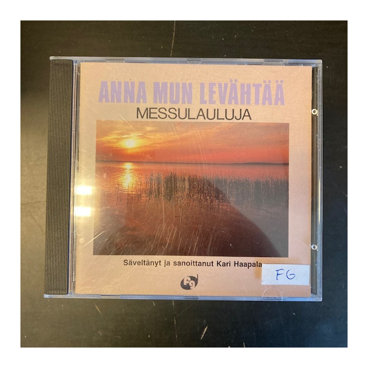 Kari Haapala - Anna mun levähtää (messulauluja) CD (M-/M-) -gospel-