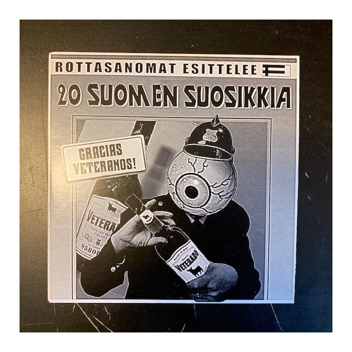 V/A - Rottasanomat esittelee 20 Suomen suosikkia CD (VG+/M-)