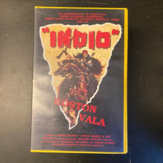 Indio - koston vala VHS (VG+/M-) -western/draama-