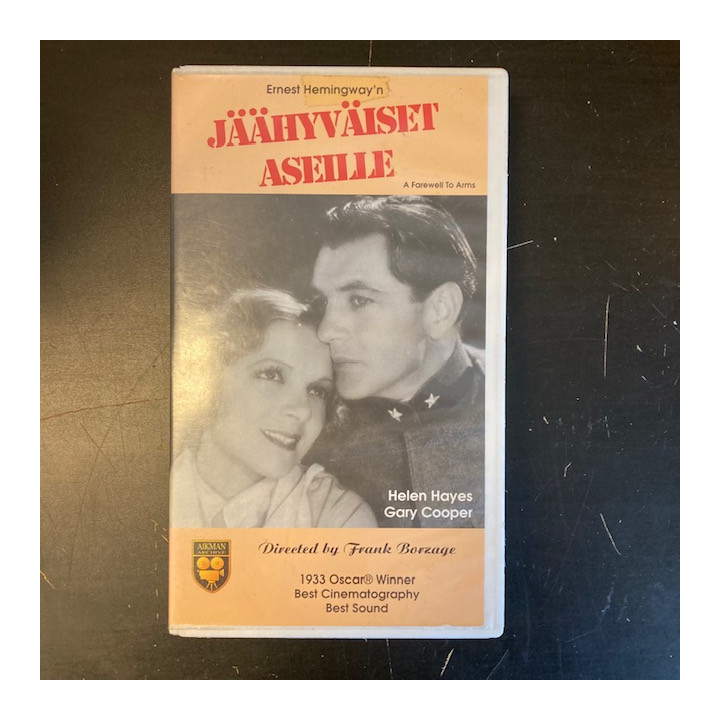 Jäähyväiset aseille (1932) VHS (VG+/M-) -draama/sota-