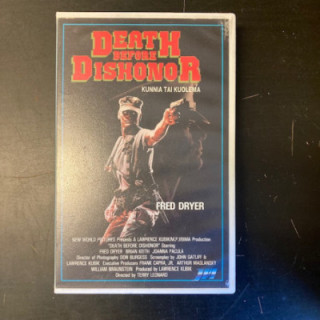 Death Before Dishonor - Kunnia tai kuolema VHS (VG+/VG+) -toiminta-