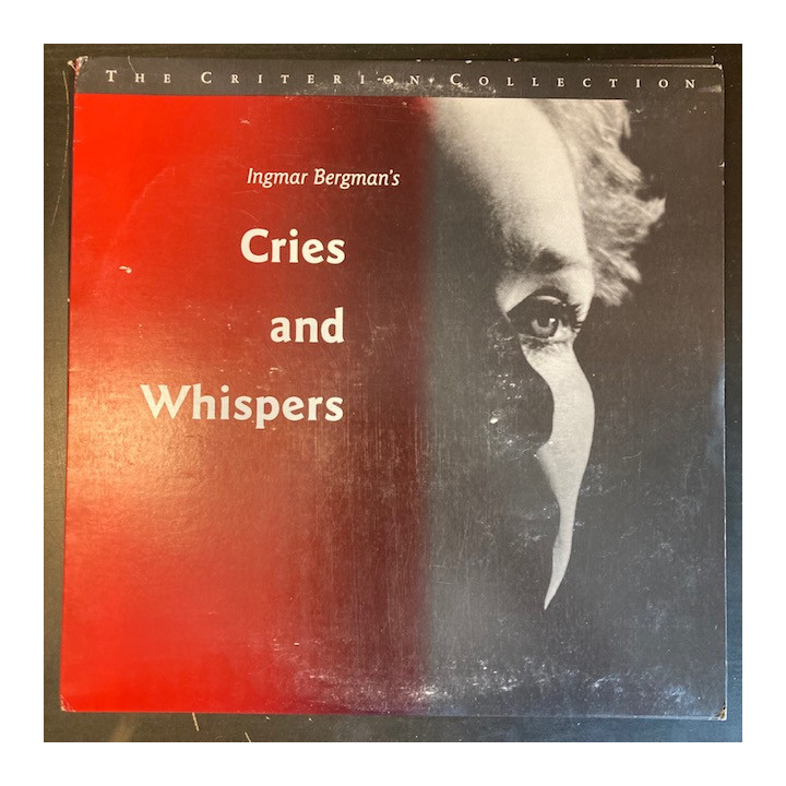Cries And Whispers (criterion collection) LaserDisc (VG+/VG) -draama-