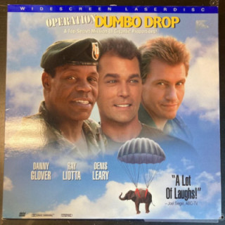 Operation Dumbo Drop LaserDisc (VG+-M-/VG+) -toiminta/komedia-