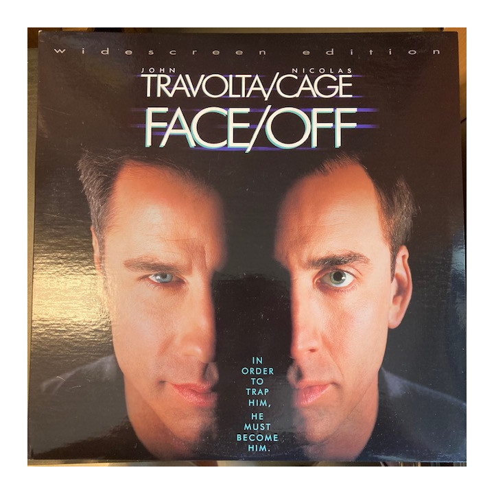 Face/Off LaserDisc (VG+-M-/M-) -toiminta-