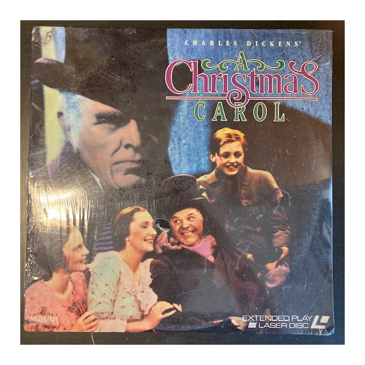 Christmas Carol LaserDisc (M-/VG+) -draama/fantasia-