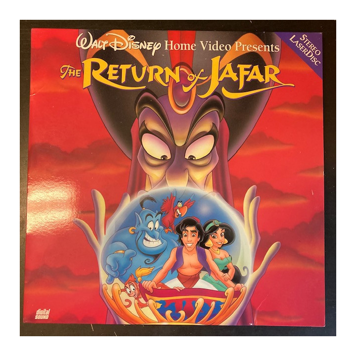 Return Of Jafar LaserDisc (VG+-M-/VG+) -animaatio-