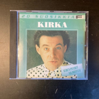 Kirka - 20 suosikkia CD (VG+/VG+) -pop rock-