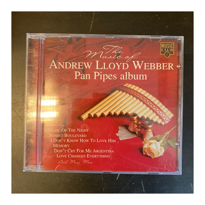 Edgar Villarroel - The Music Of Andrew Lloyd Webber (Pan Pipes Album) CD (VG+/M-) -easy listening-