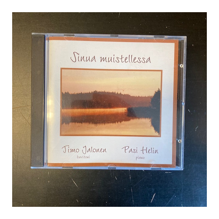 Timo Jalonen & Pasi Helin - Sinua muistellessa CD (VG/VG+) -folk-