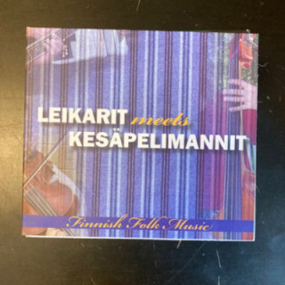 Leikarit / Kesäpelimannit - Leikarit Meets Kesäpelimannit CD (M-/M-) -folk-