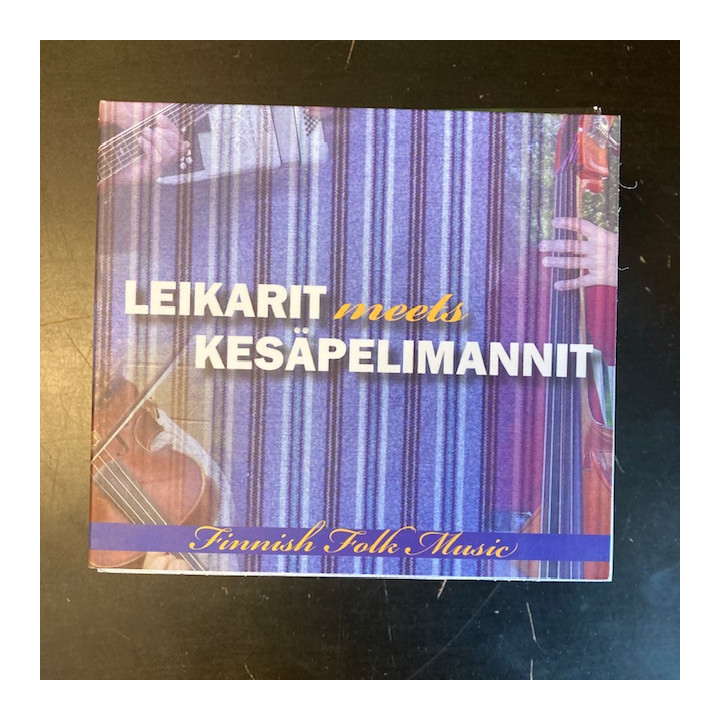 Leikarit / Kesäpelimannit - Leikarit Meets Kesäpelimannit CD (M-/M-) -folk-