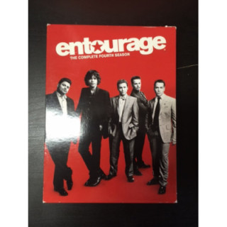 Entourage - The Complete Fourth Season 3DVD (VG-VG+/VG+) -tv-sarja- (R1 NTSC/ei suomenkielistä tekstitystä)