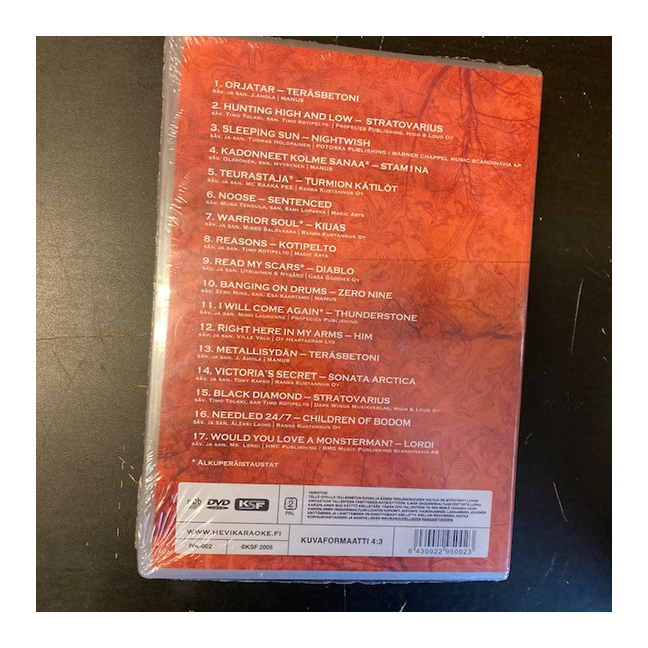 Hevikaraoke Pro Vol 2 DVD (avaamaton) -karaoke-