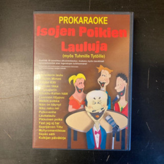 Isojen poikien lauluja (prokaraoke) DVD (M-/M-) -karaoke-